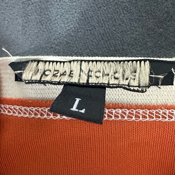 Burnt Orange Skirt with Draping - Picture 5 of 6